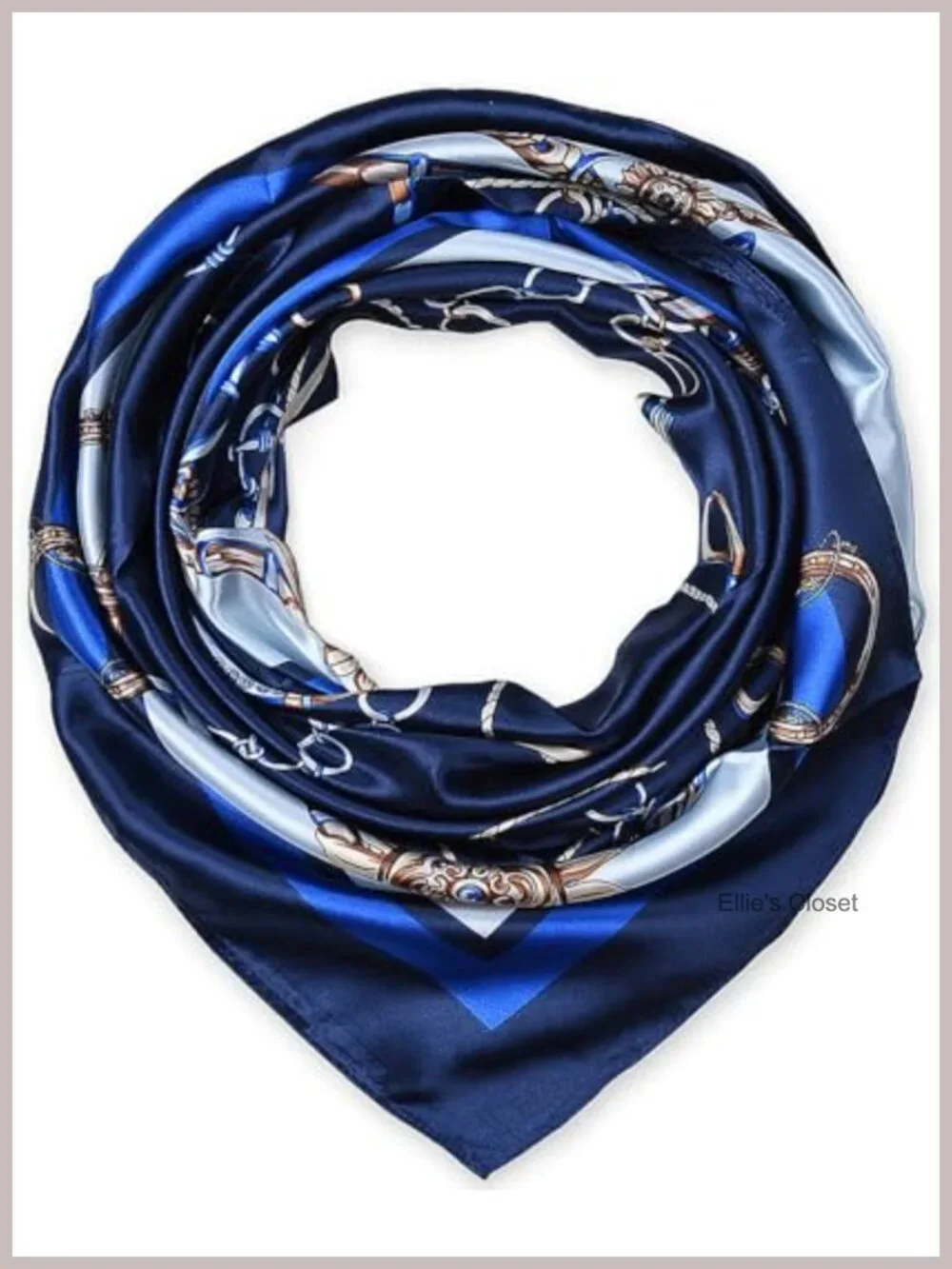 Satin Square Scarf for Women, Silk-Feel Hair Wrap, Large Bandana, Neck Wrap,